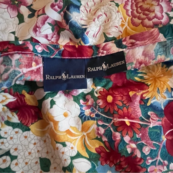 Vintage Ralph Lauren Floral Pillow Shams - Picture 4 of 6